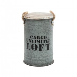 Coffre Bidon Métal x 3 Loft 