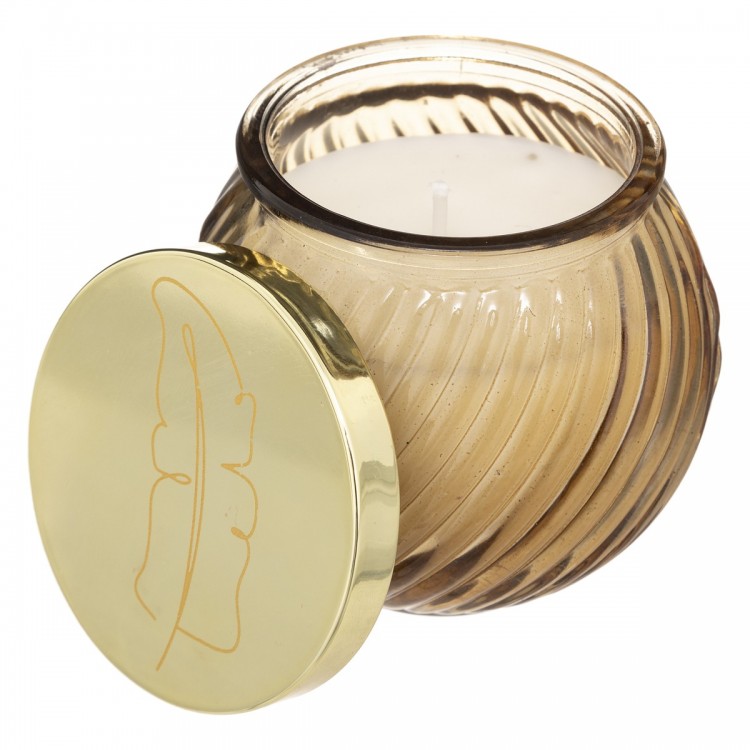 Bougie parfumée "Palmier" 200 g en verre 