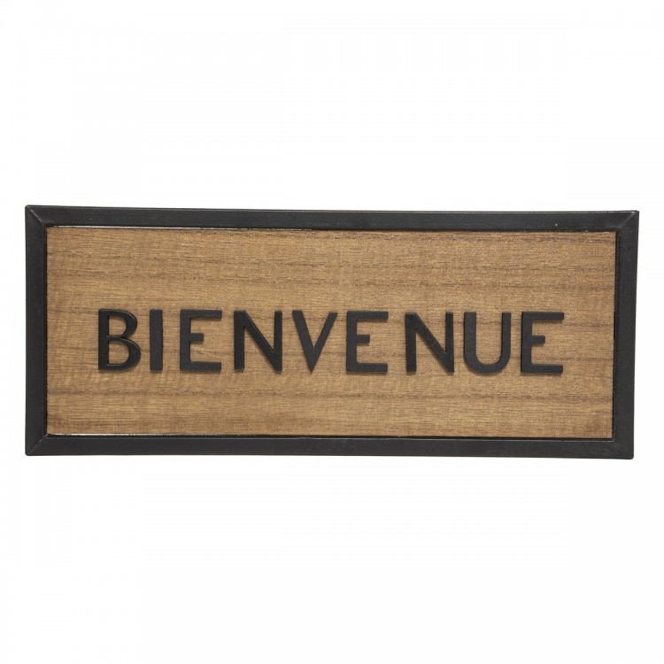 Plaque Porte Métal / MDF Wild 22 x 9