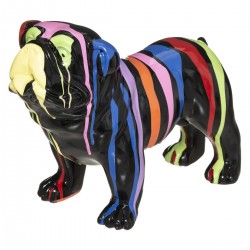 Chien Plastique Peinture 25 x 13 x 19 Noir