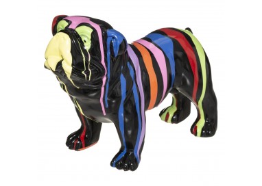 Chien Plastique Peinture 25 x 13 x 19 Noir