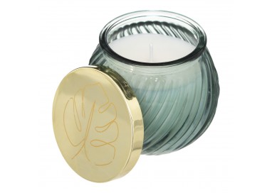 Bougie parfumée "Palmier" 200 g en verre