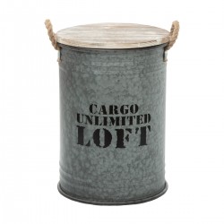 Coffre Bidon Métal x 3 Loft 