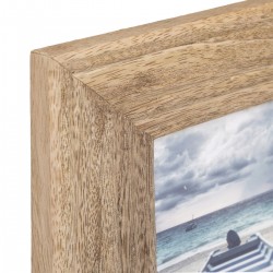 Cadre photo “Lilo” en bois 10x15 beige moyen 
