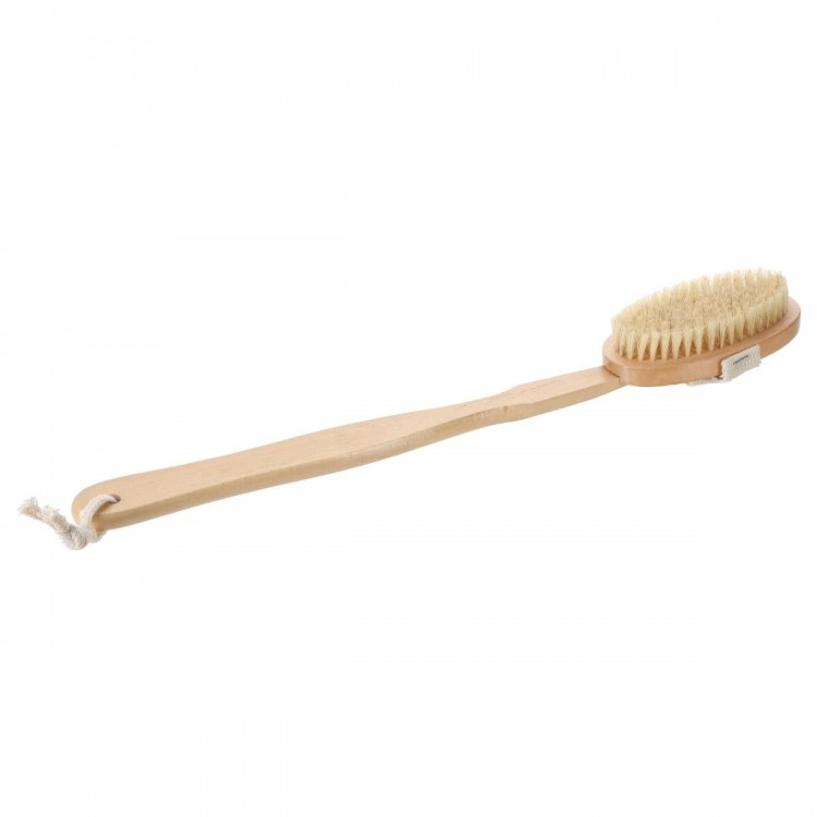 Brosse à dos et manche en bois 