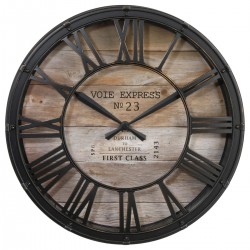 Horloge Vintage marron 