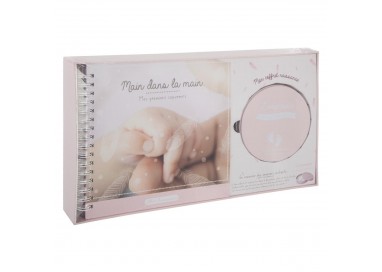 Coffret album de naissance et empreinte 