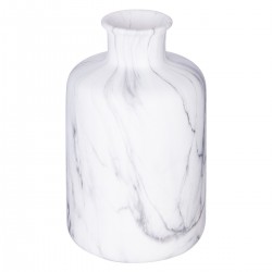 Vase déco marbre contemporain H17.5 