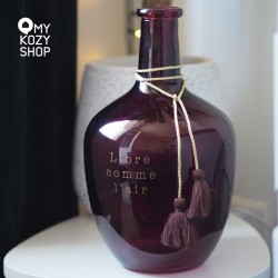 Vase Dame Jeanne Gypsy prune - My Kozy Shop