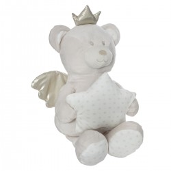 Peluche ourson et son étoile - 2 coloris