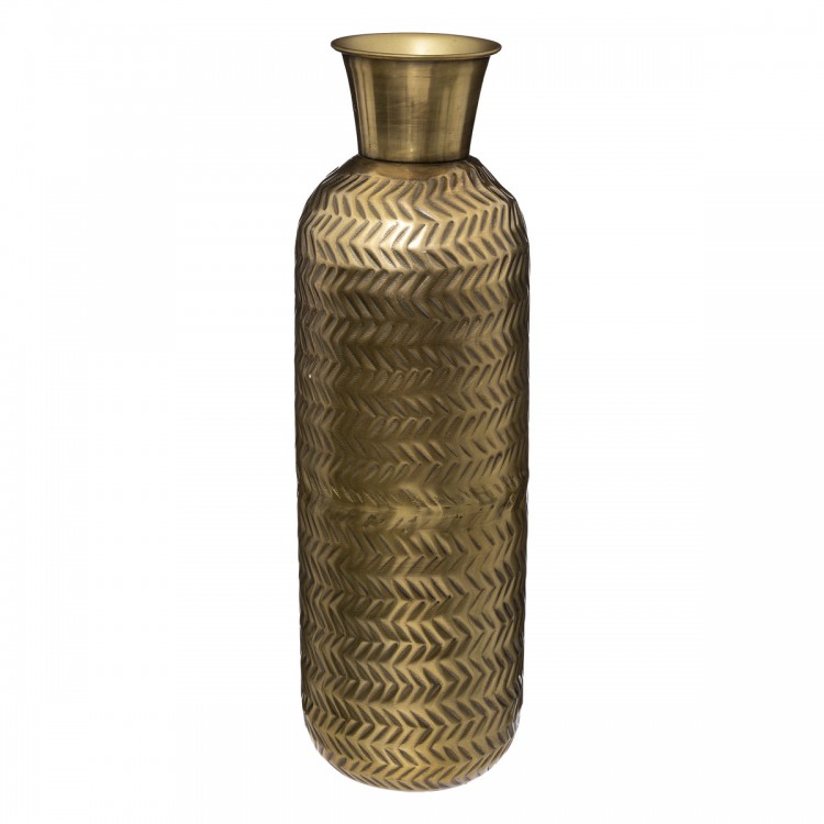 Vase métal doré "Night" H45cm