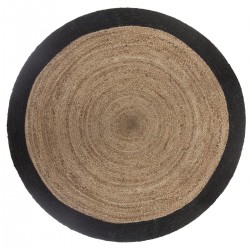 Tapis rond en jute D120 - 2 coloris