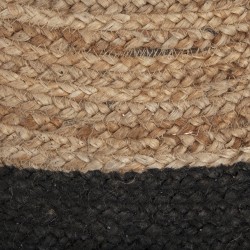 Tapis rond en jute D120 - 2 coloris