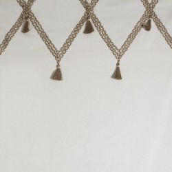 Rideau "Carmen" en coton et jute 140x260cm
