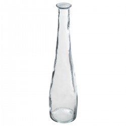 Vase long en verre recyclé H80cm transparent - My Kozy Shop