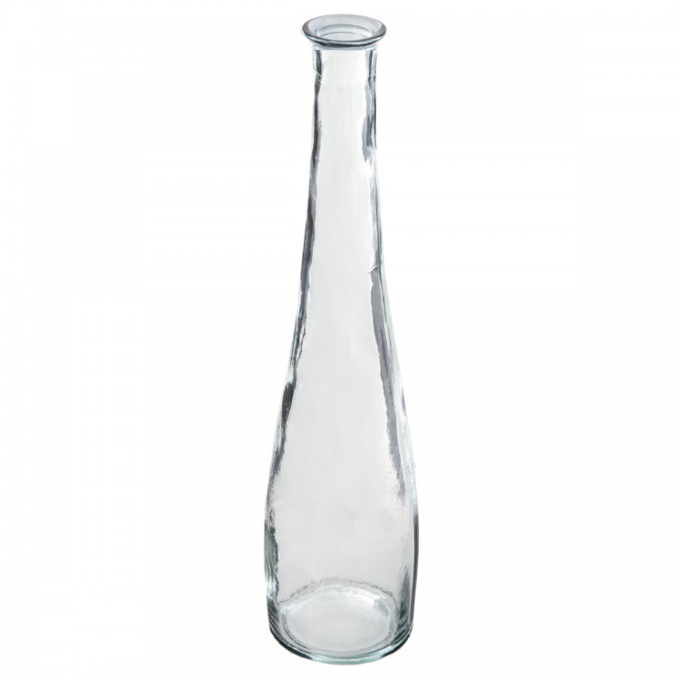 Vase long en verre recyclé H80cm transparent - My Kozy Shop Vase long en verre recyclé H80cm transparent - My Kozy Shop