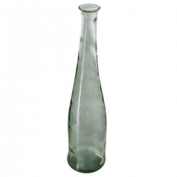 Vase long en verre recyclé H80cm vert - My Kozy Shop