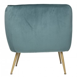 Fauteuil en velours "My Loria" Jade