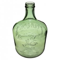 Vase Dame Jeanne en verre recyclé vert H42cm - My Kozy Shop