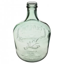 Vase Dame Jeanne en verre recyclé transparent H42cm - My Kozy Shop