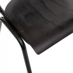 Chaise d'écolier "Kiel" noir - Divers coloris - My Kozy Shop