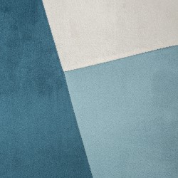 Chaise effet patchwork Baya en velours et pieds en hêtre disponible en plusieurs coloris pour une déco vitaminée