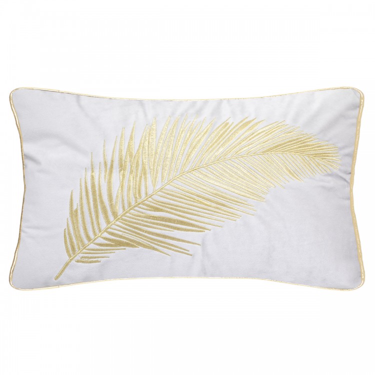 Coussin en velours, brodé "Artifice" 30x50 cm - 2 coloris Coussin en velours, brodé "Artifice" 30x50 cm - 2 coloris