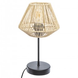 Lampe corde "Jily" H34 cm - Divers coloris - Beige - My Kozy Shop