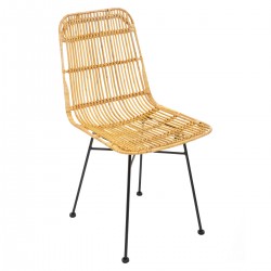 Chaise "Kubu" en rotin naturel