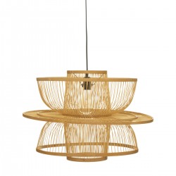 Suspension "Ava" en bambou D58 cm