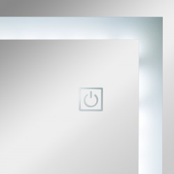 Armoire à bijoux LED en verre