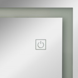 Armoire à bijoux LED en verre
