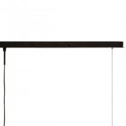 Suspension "Judi" en métal noir L132 cm