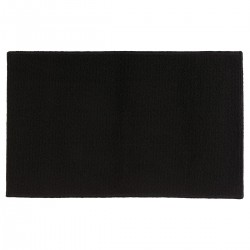 Tapis noir uni 50x80cm 