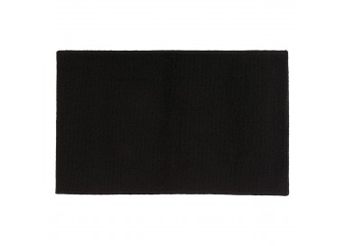 Tapis noir uni 50x80cm 