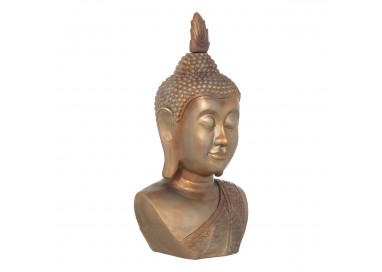 Statue "Bouddha" effet cuivré H113 cm - My Kozy Shop