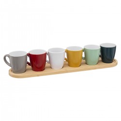 Coffret de 6 tasses "Colorama" 9 cl