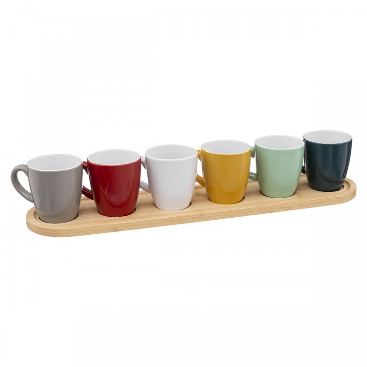 Coffret de 6 tasses "Colorama" 9 cl