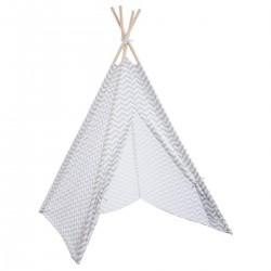 Tipi graphique gris 