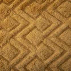 Plaid "Mara" en fausse fourrure brodé 180x230 cm - Divers coloris