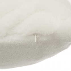 Coussin "Mara" fausse fourrure blanc 45x45 cm - Divers coloris
