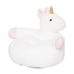 Fauteuil peluche "licorne" pour enfant