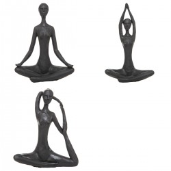 Statuette "Yoga" H18 cm - Divers modèles