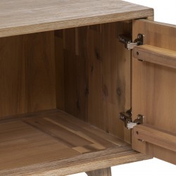 Meuble TV "Aeris" 2 rangements, 1 tiroir en bois d'acacia