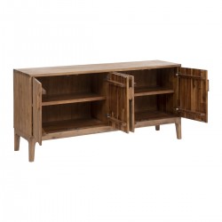 Buffet "My Sabor" 4 portes en bois d'acacia