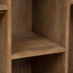 Bibliothèque "My Sabor" 2 portes en bois d'acacia 190 cm