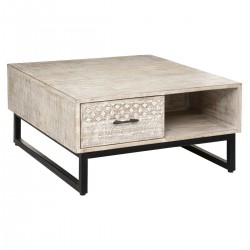 Table basse 2 Tiroirs "Ajay" - My Kozy Shop