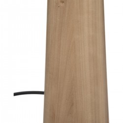 Lampe "Joe"" en métal et pin H46 cm