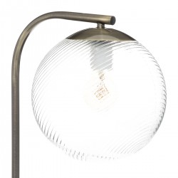 Lampe "Night" dorée H153 cm