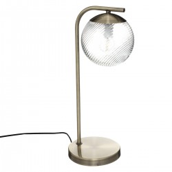 Lampe "Night" dorée H45 cm